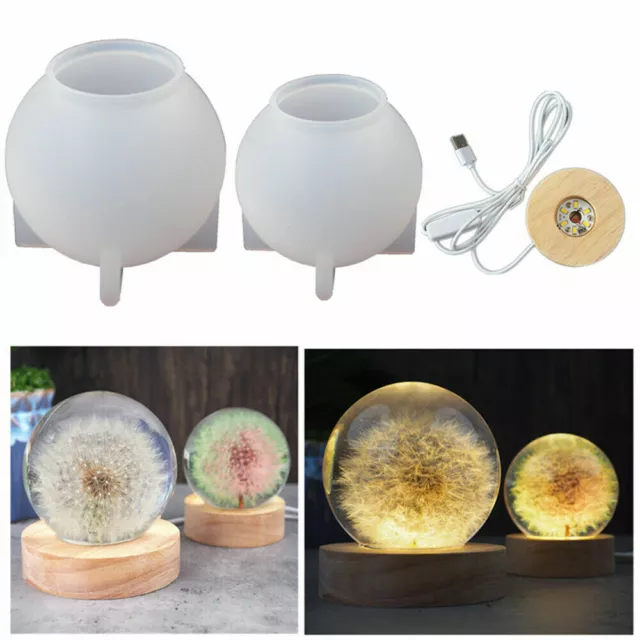 Silikonform Epoxidharz Lampe Nachtlicht Kunstharz Resin Form Gießform Epoxydharz