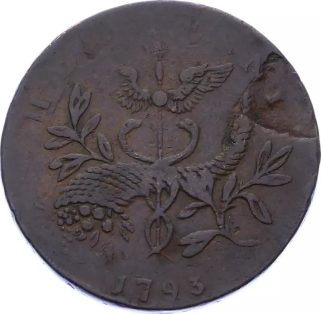 O2324 GREAT BRITAIN Middlesex Halfpenny 1793 Isaac Newton ->Make offer 2