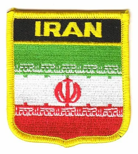 Wappen Aufnäher Iran Patch Flagge Fahne