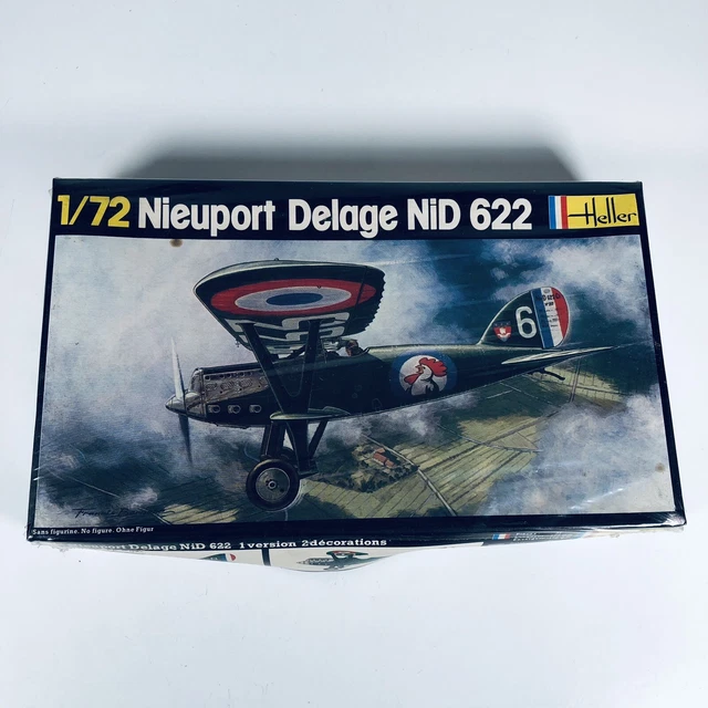 HELLER NIEUPORT DELAGE NiD 622 Plane Aircraft Model Kit 1/72 scale