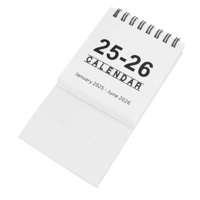 20252026 MINI DESK Calendar Monthly Flip Calendar for Office Desk Cute