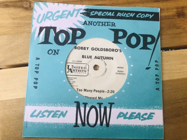 BOBBY GOLDSBORO 🔁  Demo* TOO MANY PEOPLE E.P.🥇WIGAN CASINO🇬🇧NORTHERN SOUL