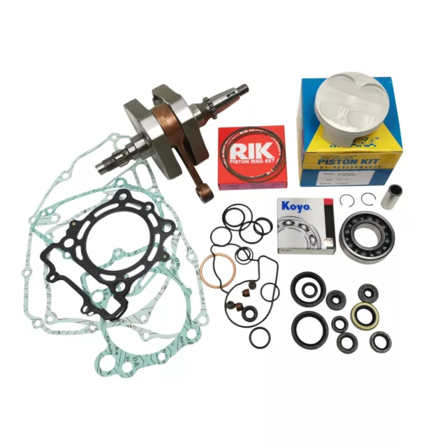 Full Engine Rebuild Kit Kawasaki KX250F 2006-2008 Crank Piston Gaskets KXF250