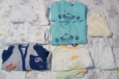 Chicco NEONATO 3-6 MESI LOTTO VESTITI 9 PEZZI CHICCO KIABI OVS 