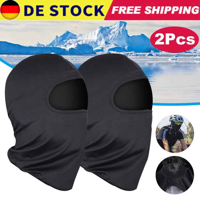 2X Winter Motorrad Sturmhaube Sturmmaske Skimaske Balaclava Kopfhaube Skimütze