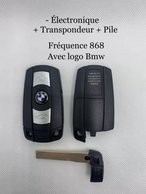 Clé vierge Bmw Avec Logo cas3 E90 E60 E61 E63 E64 E87 E70 E71 1 3 5 X5 X6 ID7945