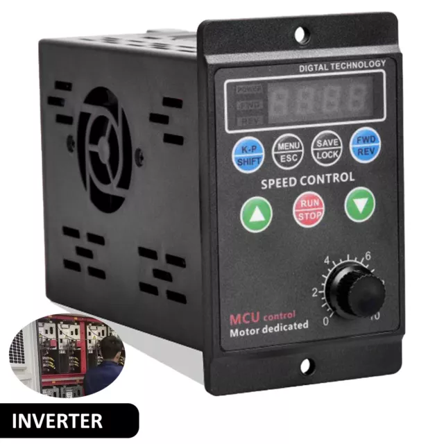 Single To Three Phase Variable Frequency Drive Inverter 220V 0☭75KW VFD ND*.