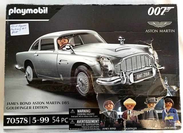 PLAYMOBIL James Bond Aston Martin DB5 Goldfinger Edition 70578 UNVOLLSTÄNDIG