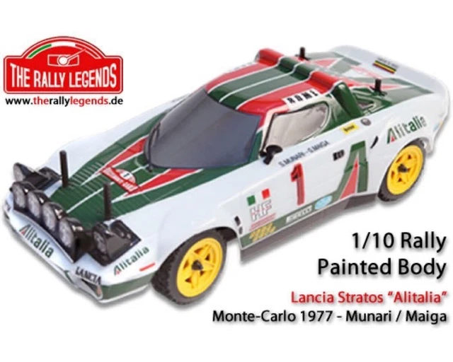 CARROZZERIA RALLY LEGENDS 1:10 ABARTH TRASPARENTE