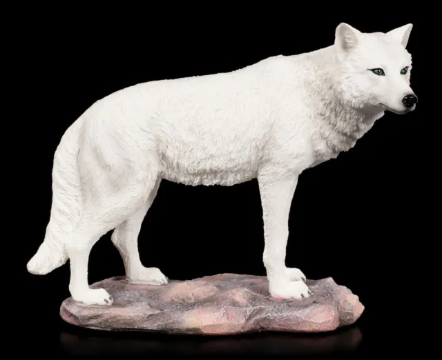 Wolf Figure - White Spirit - Decorative Figure Animal Dog