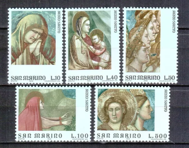 San Marino 1975 Michel 1090-94 Año Santo