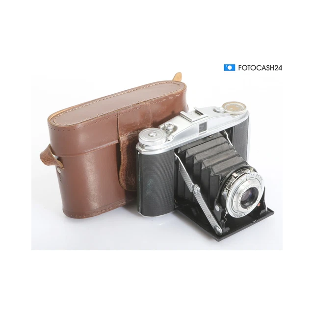 AGFA ISOLETTE II FOLDING CAMERA - APOTAR 4.5/85mm LENS & Leather