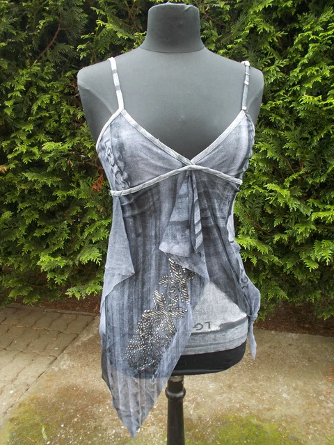 Débardeur Femme LEGATTE SAVE THE QUEEN - Taille 1 (36/38) Gris - Neuf Avec étiquettes