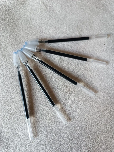 Nachfüllstift handgeschnitzt Holz Tierstift Diamantspitze Schraubspitze schwarze Tinte UK Lager