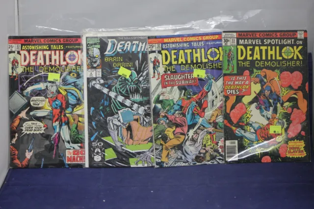 Marvel Comics Group Deathlok The Demolisher -  Bundle of 4 Lot 92