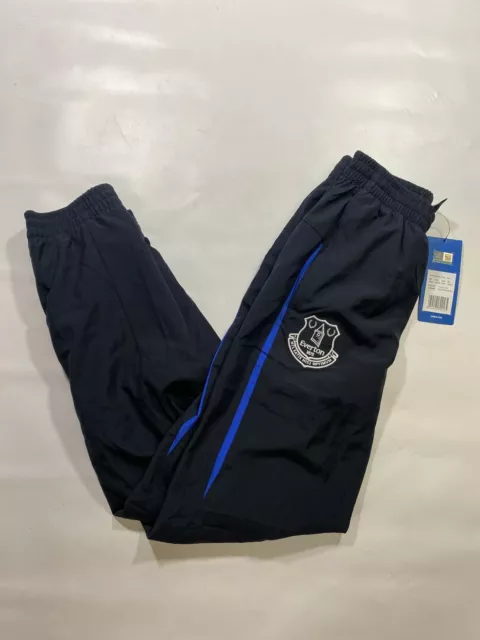 Everton Kids Official Umbro Black Woven Training Track Pants Bottoms 11-12 Years