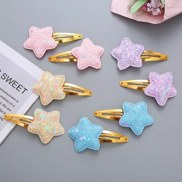 2PCS Hair Clips Girls Infant Baby Pin Hair Hairpin Toddler Kids Cute AU Post