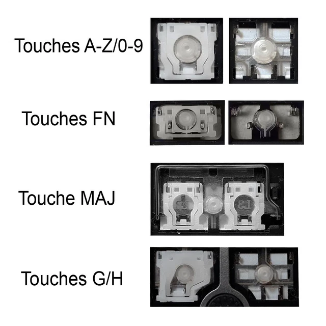 Touche De Clavier Français AZERTY Pour HP EliteBook 8740p / 8740w - Occasion Avec Mécanisme