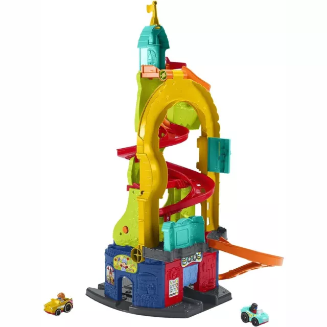 Fisher-Price Playset Little People Città Trasformabile 2in1 con 2 Veicoli Inclus 3