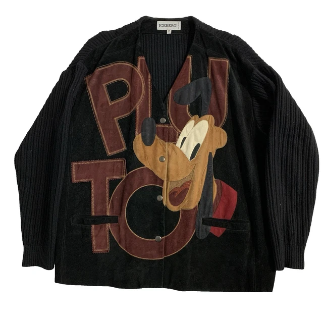 History Iceberg Cardigan ICEBERG HISTORY SUEDE Knit Cardigan Small