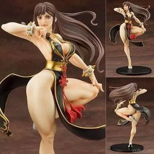 Hot! Anime Street Fighter Chun Li Bishoujo 1/7 Scale PVC Figure New No Box 23cm