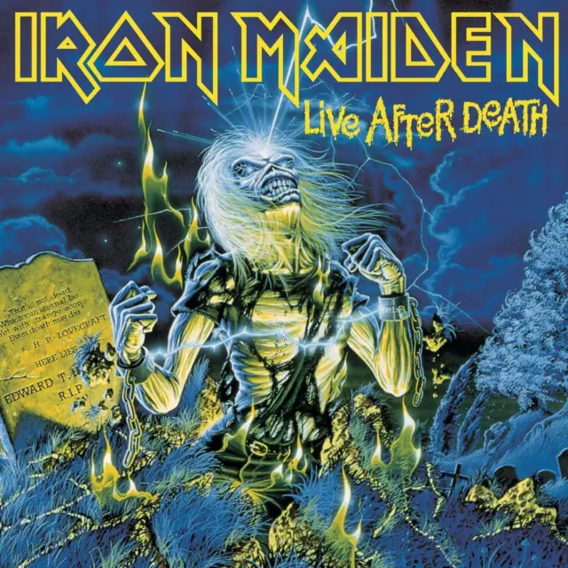 " IRON MAIDEN Live After Death " POSTER