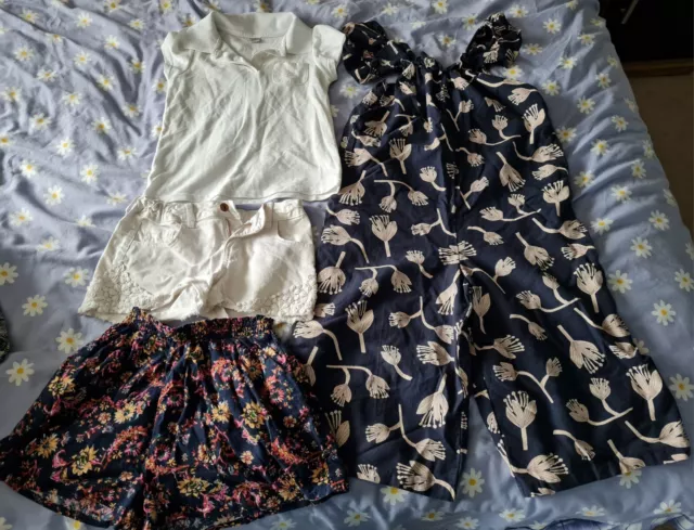 Girls 4 Piece Clothing Bundle, Size 10 Years