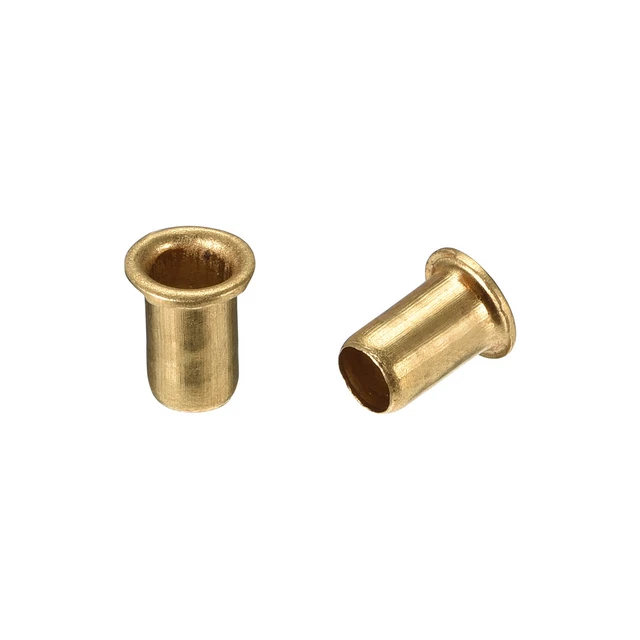 200 pz. Foro passante rame rivetti cavi occhielli circuito stampato PCB 5 mm x 8 mm oro