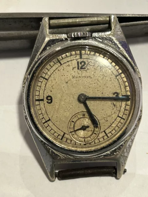 Zenith 1930’s  Topwinder  Vintage Mechanical Men’s Watch