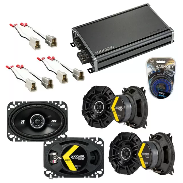 Fits Volkswagen Passat 90-97 Speaker Upgrade Kicker (2) DSC4 DSC46 & CXA360.4