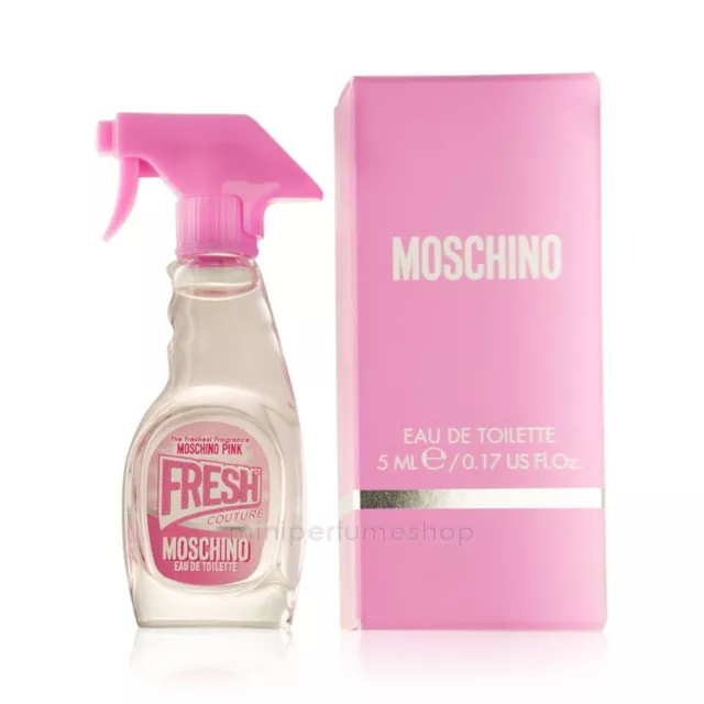 Miniature parfum Moschino Fresh pink 5 ml. Eau de toilette