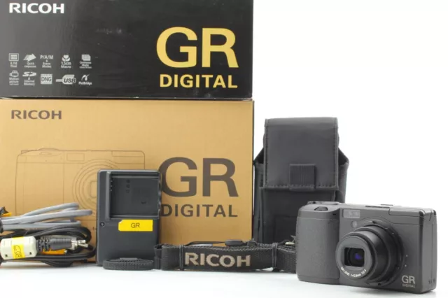 [MINT in Box] Ricoh GR Digital 8.1MP Black f5.9 Compact Digital Camera JAPAN