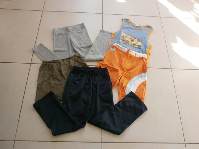Lot De Vêtements Pour Garçon De 8 Ans – T-shirts Multicouleurs En Bon état