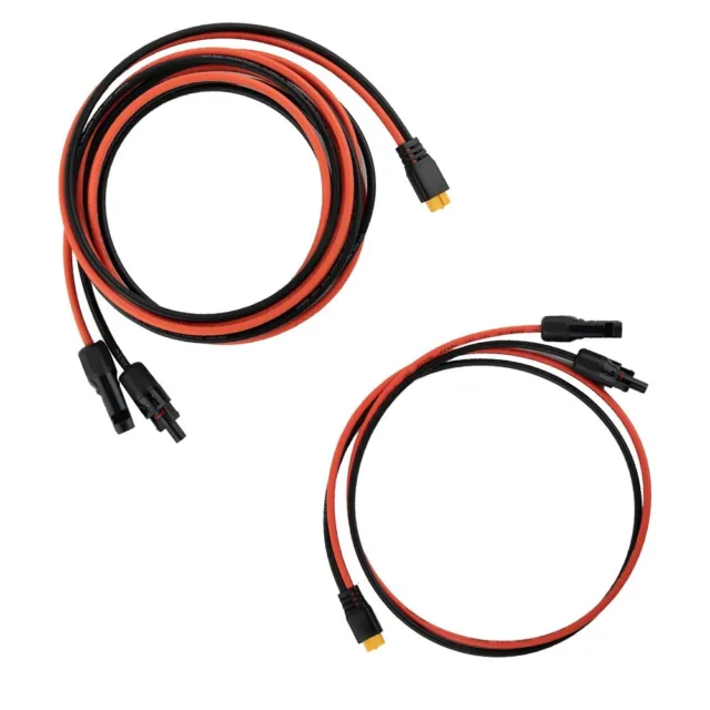 Innovador y práctico cable solar para conexión 100cm 1UD./Juego de adaptadores