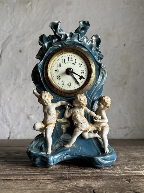 Triangle Mantel Cherry Wood Clock | Artisans