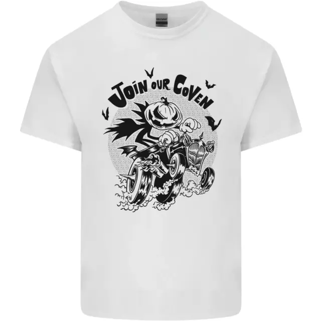 Join il Nostro Coven Divertente Halloween Zucca Uomo Cotone T-Shirt