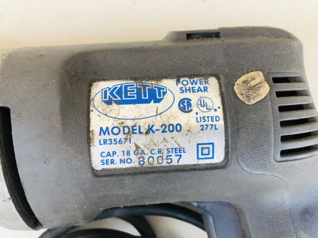 Kett Power Shear Model K-200 3