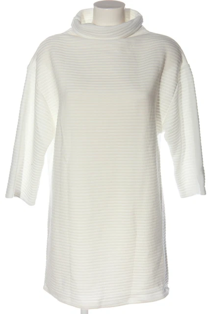 ZARA Pull-over à col roulé Dames Pull T EU 36 blanc style décontracté