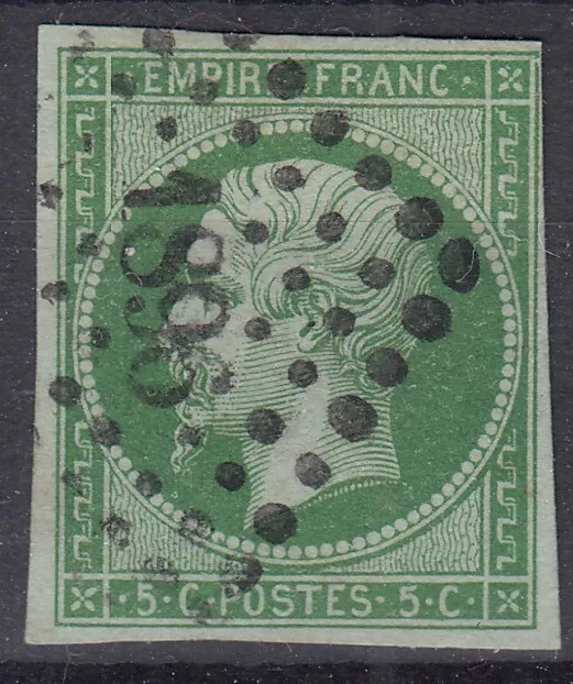 Timbre France Empire Non Dentele N° 12 Obliteration Pc 1896 - Bonnes Marges