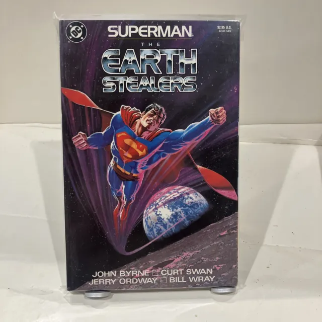 Superman: The Earth Stealers ( DC Comics 1988) Graphic Novel JOHN BYRNE TPB