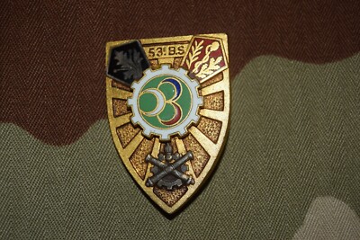 W789 insigne militaire pucelle armée 42e BCS Bataillon Commandement Services 