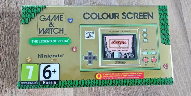 Game & Watch The Legend Of Zelda Colour Screen NINTENDO NEUF FR Sous Blister