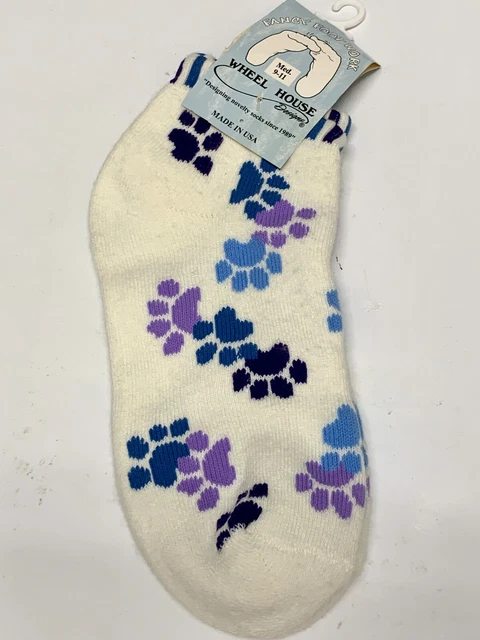 Vintage Women's 80's style  PAW PRINTS  Socks