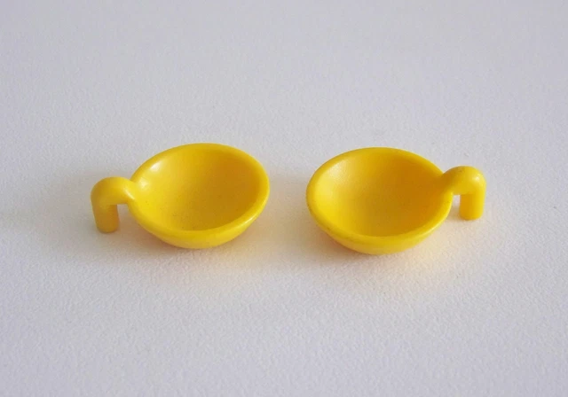 Lot De Vaisselle Jaune Playmobil Référence 30822 - Occasion, Pour Figurines
