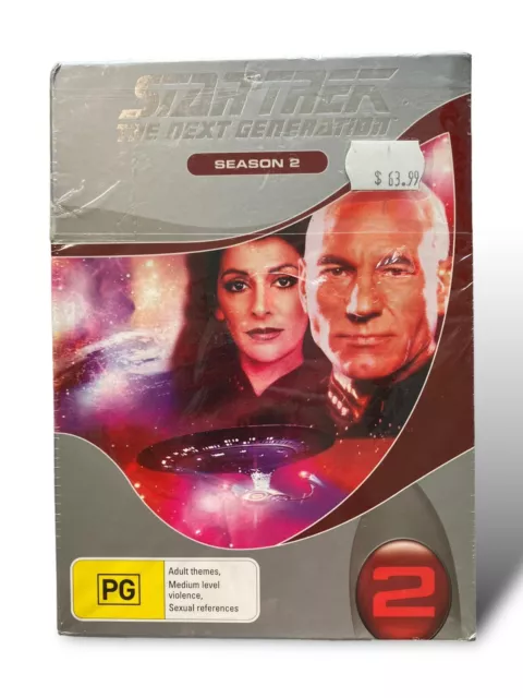 Star Trek the Next Generation DVD Season 2 New Sealed Region 4 Free Postage