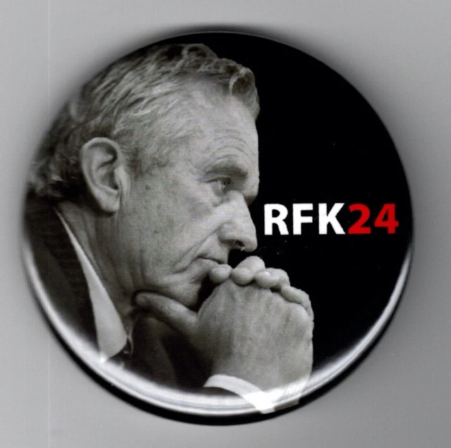RFK24 ROBERT F Kennedy Jr President 2024 campaign button 3.00 PicClick
