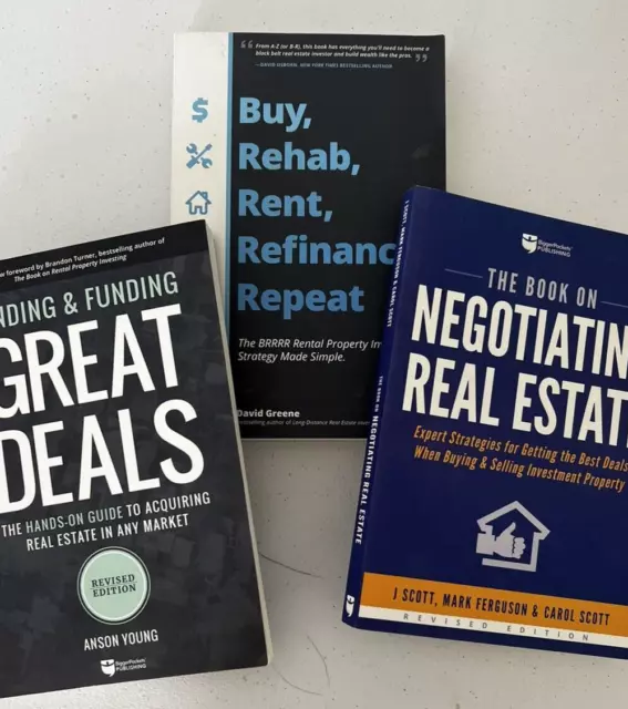 Bigger Pockets Book Set Lot Of 3 Real Estate