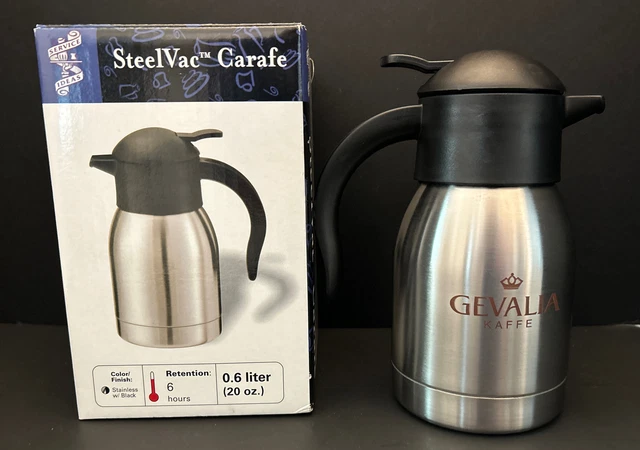 Service Ideas Gevalia Kaffe Steelvac Carafe Stainless Steel Brew N Pour