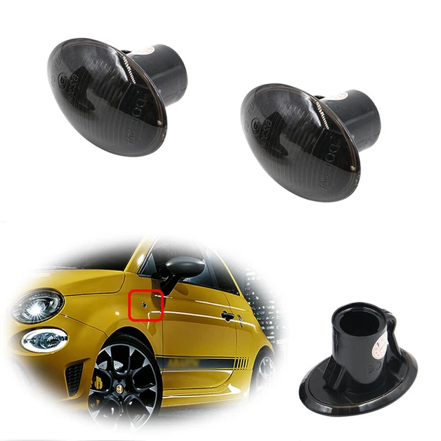 Front Side Marker Parking Lights Housings For Fiat 500 500e 500c Abarth Maserati