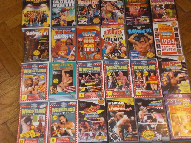WRESTLING VIDEOS auf VHS Originale Rampage Wrestlefest Royal WWE WWF WCW Hulk